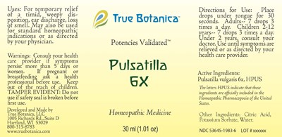 Pulsatilla 6x_30ml_v1 (Pulsatilla 6x 30ml V1)